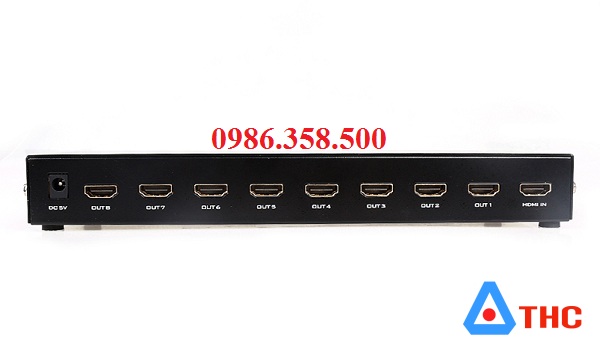 Bộ chia hdmi 1 ra 8 cổng Full 1080 MT VIKI